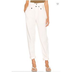 Womens Overlover Jesse Pants in Ivory Milk Size 26 Revolve